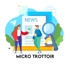 Bouton "Micro-trottoir"