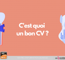 Bannière "C'est quoi un bon CV ?"