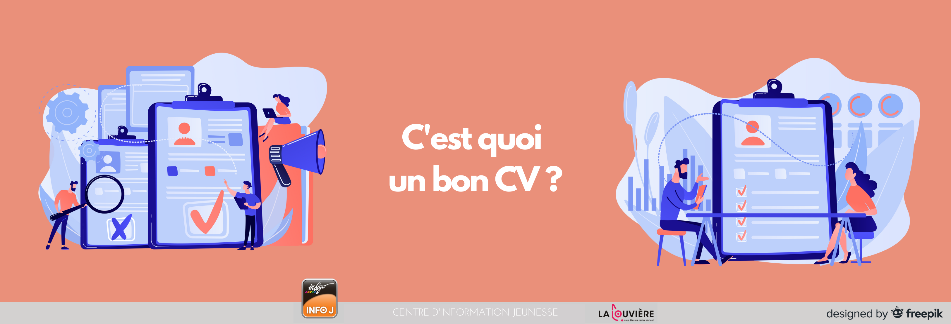 Bannière "C'est quoi un bon CV ?"